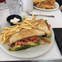 Tofu blt   at Lucky's Café in Dallas