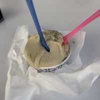 Vegan pistachio   at La Sirenetta Ice Cream in Terrasini