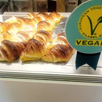 All simple croissants are vegan at O Melhor Croissant da Minha Rua   in Evora