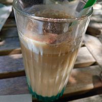 Iced oat cappuccino at Púca in Dingle