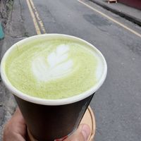 Matcha latte  at Púca in Dingle