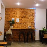 seating options at Avocado Vegan Bistro in Gdansk