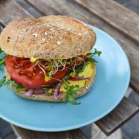 Pasta jajecnza z tofu at Avocado Vegan Bistro in Gdansk