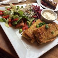 Croquettes at Avocado Vegan Bistro in Gdansk