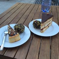 dessert at Avocado Vegan Bistro in Gdansk