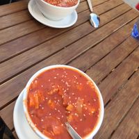 soup of the day at Avocado Vegan Bistro in Gdansk