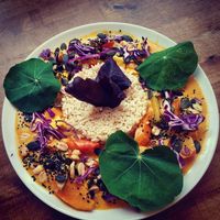 curry!!! at Avocado Vegan Bistro in Gdansk