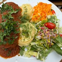 Polish cabbage wrap thing   at Avocado Vegan Bistro in Gdansk