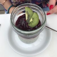 chia seed desert - tasty   at Avocado Vegan Bistro in Gdansk