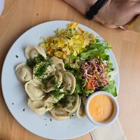 Pelmeni 🤤 at Avocado Vegan Bistro in Gdansk