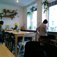 interior at Avocado Vegan Bistro in Gdansk