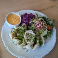 Pelmeni at Avocado Vegan Bistro in Gdansk