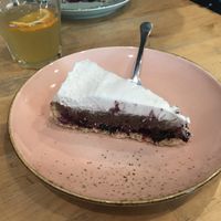 Cheescake at Avocado Vegan Bistro in Gdansk