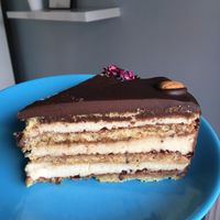 Agawnik in front at Avocado Vegan Bistro in Gdansk