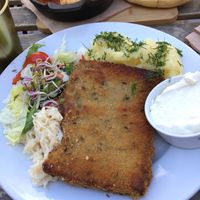 Soy cutlet at Avocado Vegan Bistro in Gdansk