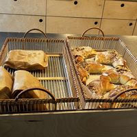 More options at the counter, including “St. Martin’s Croissant"  at DAMKA • cafè & bakery in Krakow