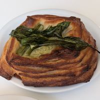 The cashew cheese on this danish is soooo good! at DAMKA • cafè & bakery in Krakow