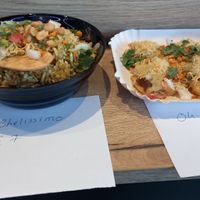 👈bhelissimo 7€ 👉sev puri 7€ at The Tasty Tuk Tuk in Mettmann