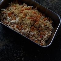 bhelissimo (without coriander) 7€,  in my own box at The Tasty Tuk Tuk in Mettmann
