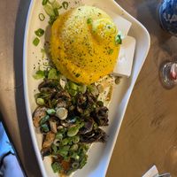 Couscous and mushrooms at Tasty Experience Bistro in Worcester