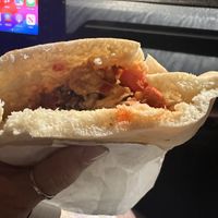 Falafel pita Sammy  at Zayno's Falafel in Milwaukee