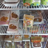 vegan cheese/meat to buy at Ceccolinibio in Ravenna