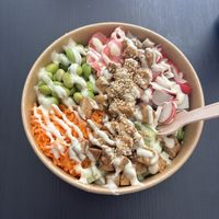 Vegan bowl  at Bowl Bar in Bled