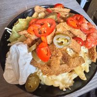 Nacho chicken fries   at The Hutch at The Hatter in Edinburgh