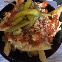 Chilli fries   at The Hutch at The Hatter in Edinburgh