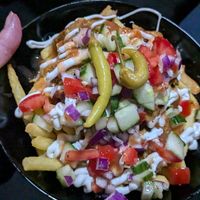 Shawarma Fries at The Hutch at The Hatter in Edinburgh
