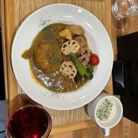 Curry made vegan!  at Natural Food Dining LOHAS in Sapporo