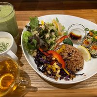 Lunch set A made vegan!  at Natural Food Dining LOHAS in Sapporo