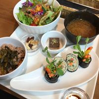 set meal at Natural Food Dining LOHAS in Sapporo