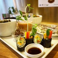 Raw set at Natural Food Dining LOHAS in Sapporo