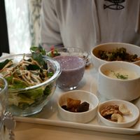 Salad set at Natural Food Dining LOHAS in Sapporo