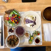 Detox set menu JPY 1600 at Natural Food Dining LOHAS in Sapporo