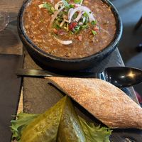 Lobio (a Georgian dish with beans and walnut)  at Marani in Oulu