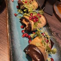 Eggplant starter  at Marani in Oulu