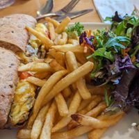 Breakfast sandwich at Carnegie Diner & Café   in Vienna