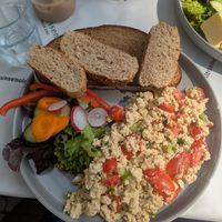 Veganes Rührei at Cafe Genussheldin Nierstein in Nierstein