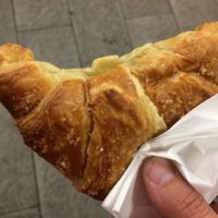 Very tasty vegan croissant with apricot jam. €1.30.  at Chef Express in Florence