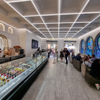 Interior, spacious place at Lucciano's in Rome