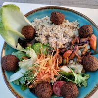 Vegan Bowl at Restaurant Seerose  in Unterburg