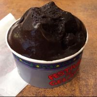 Chioccolato fondente ( dark chocolate- vegan) at Festival del Gelato in Florence