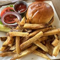 Veggie burgerrs  at The Forge in Ben Wheeler