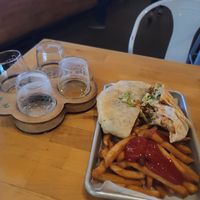 Good food and beer at Green Cheek Beer Co in Costa Mesa