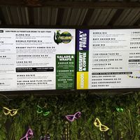 Items with a ‘V’ are either vegan or can be made vegan  at Kelly's Coastal Cabana in Mandeville