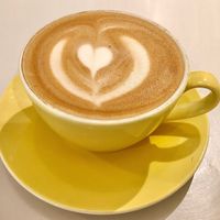 Oat latte at Flow  in Dubai