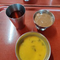 Tea, dessert, soup (all of the menu of the day) at O Oriente no Porto in Porto