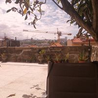 Outdoor seating area at O Oriente no Porto in Porto